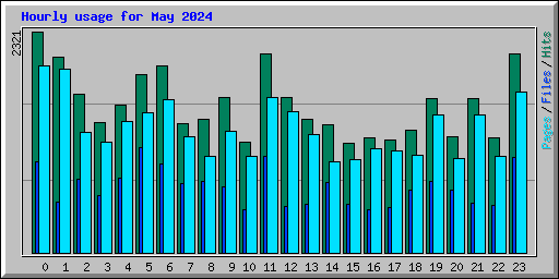 Hourly usage for May 2024