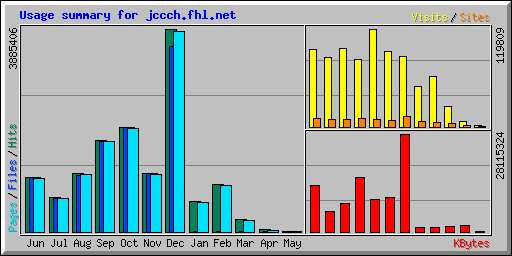 Usage summary for jccch.fhl.net